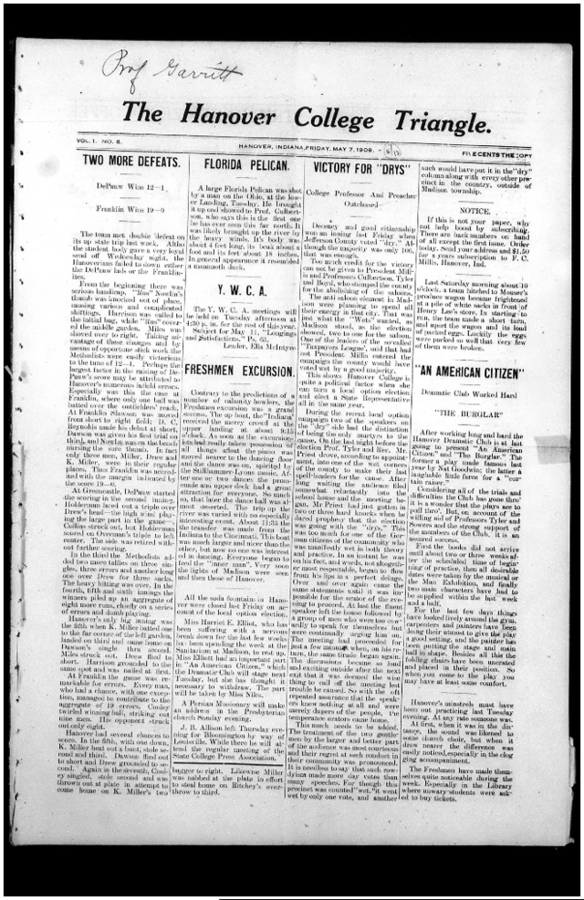 Triangle, Vol. 1, no. 6, May 7, 1909 Thumbnail