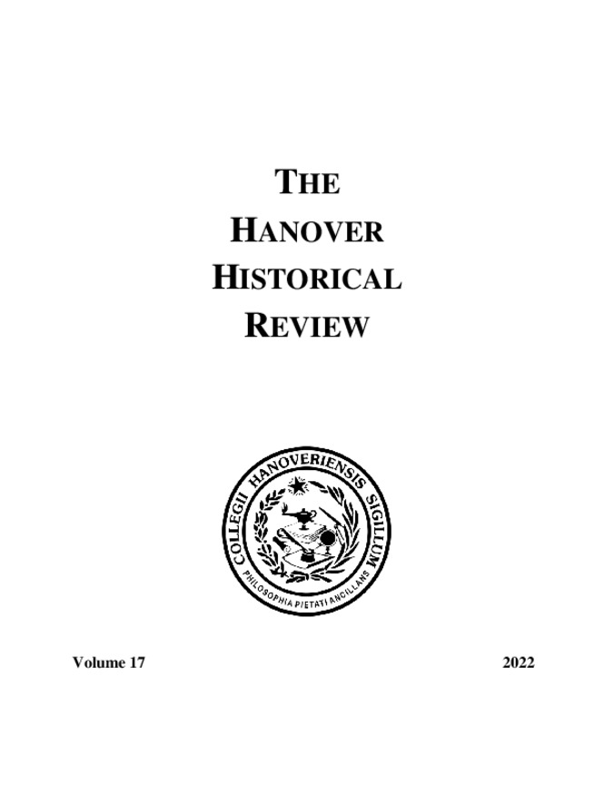 Hanover Historical Review, 2022 miniatura
